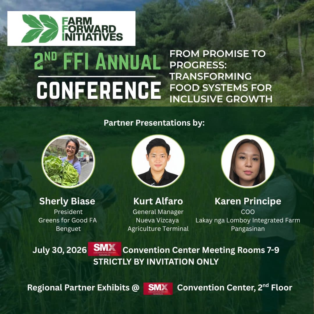 Promotional graphic for the 2nd FFI Annual Conference at WOFEX 2026